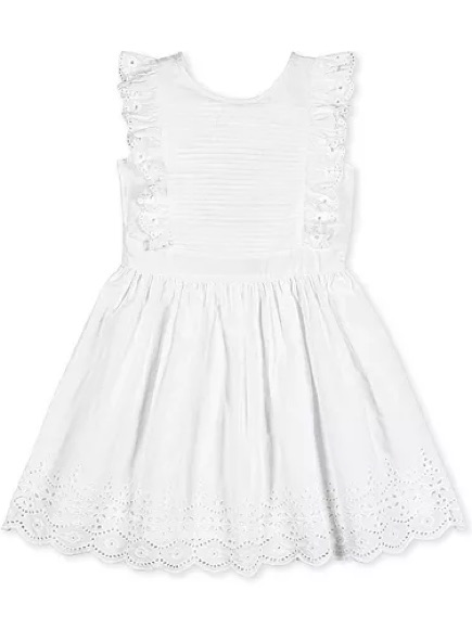 Hope & Henry Girls’ Flutter Sleeve Flower Girl Dress Cornflower Blue 12 Nwt — image 4 of 8
